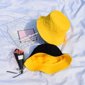 Chapéu Bucket Hat Dupla Face Liso – Dois Estilos em um Só Acessório